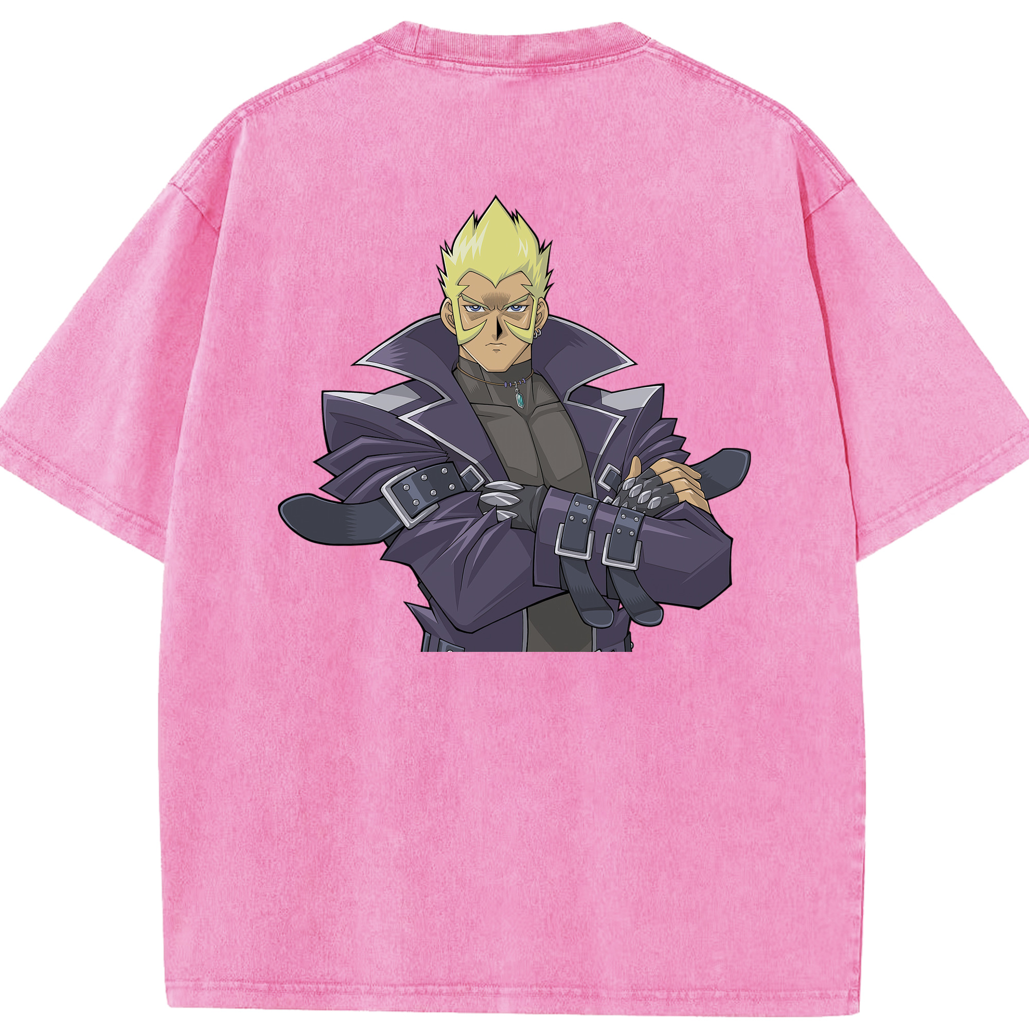 （画像用） 遊☆戯☆王 Yu-Gi-Oh! 綿100% ヴィンテージ風 半袖Tシャツ（背面プリント）